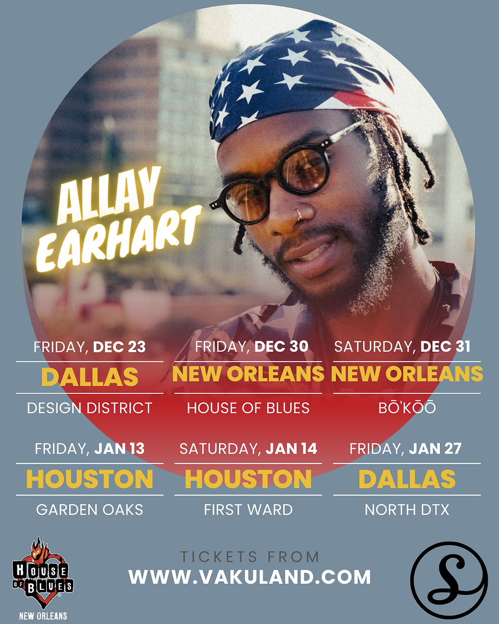 Allay Earhart at Fillmore New Orleans, 29 August | Event in New Orleans | AllEvents