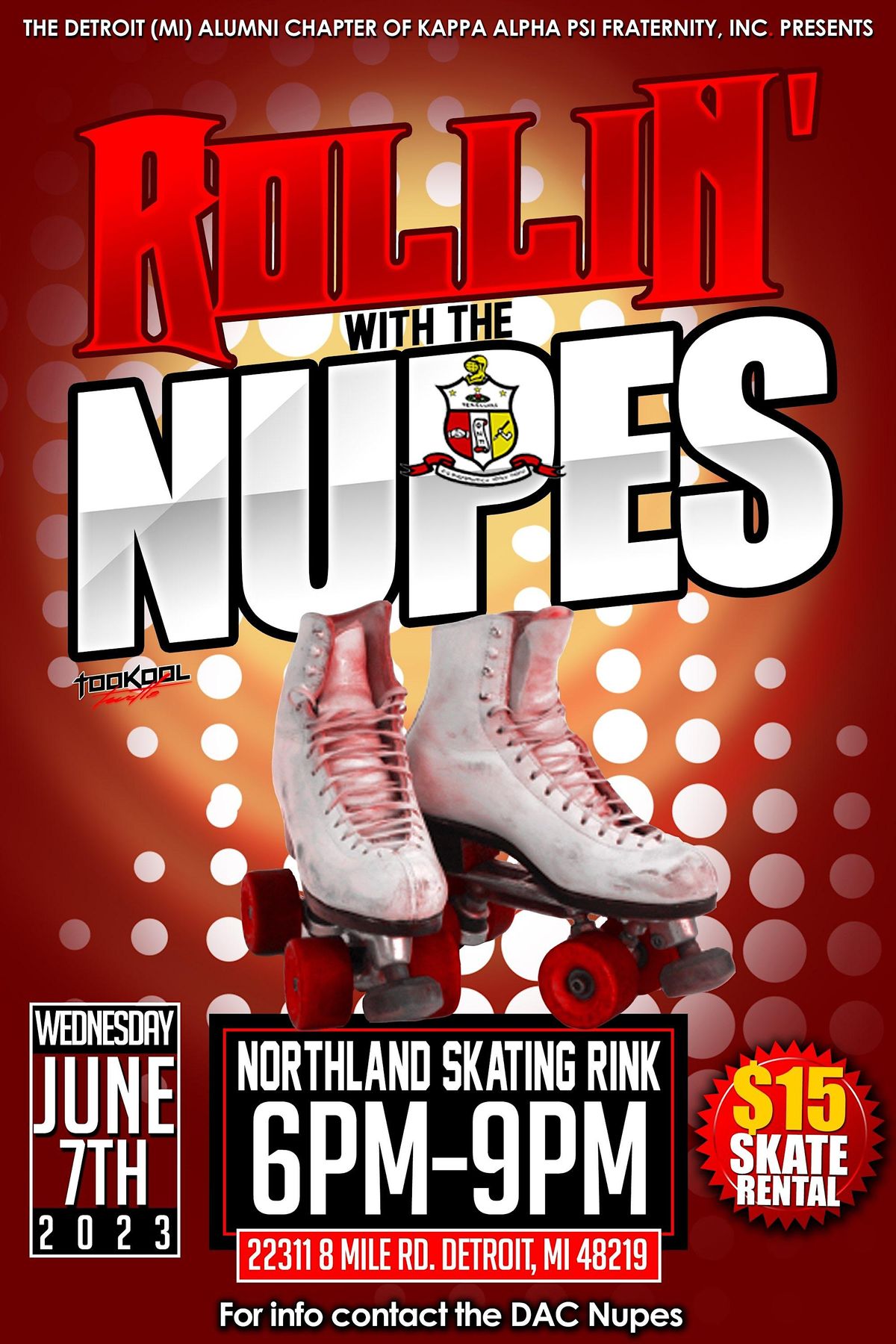 Rolling with the Nupes, Northland Roller Rink, Detroit, 7 June 2023