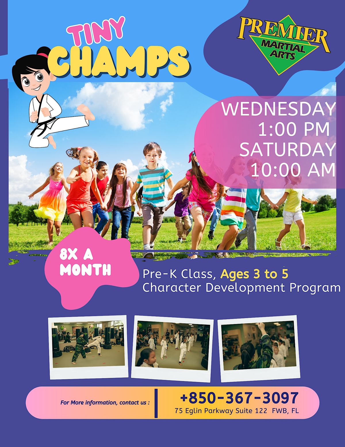 FREE PRE k KARATE LESSON UNIFORM 75 Eglin Pkwy NE Fort Walton Beach free-pre-k-karate-lesson-uniform-75-eglin-pkwy-ne-fort-walton-beach