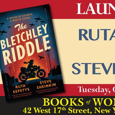 Launch | The Bletchley Riddle by Ruta Sepetys & Steve Sheinkin, Books ...