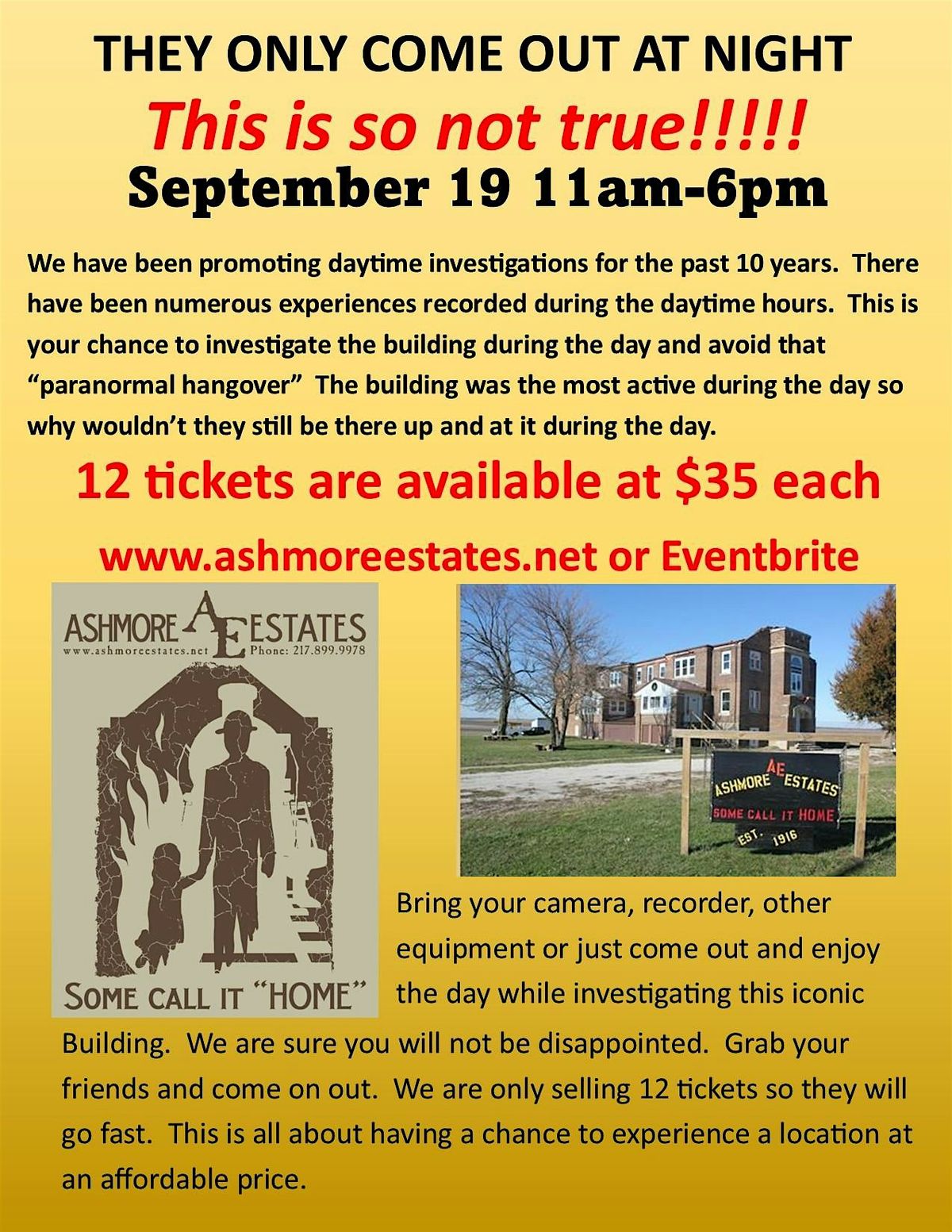 Daytime Investigation at Ashmore Estates, 19 September | Event in Ashmore | AllEvents