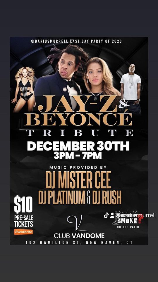JAY Z & BEYONCE RNB & HIPHOP TRIBUTE DAY PARTY., 102 Hamilton Street ...
