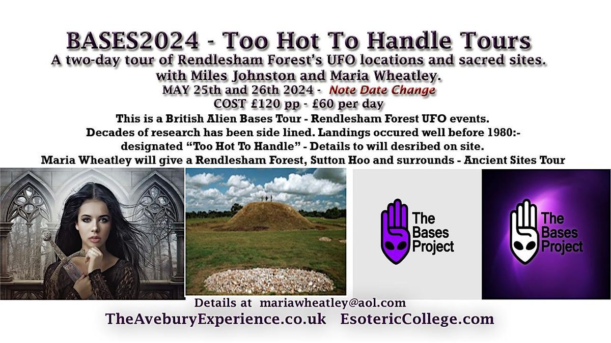 BASES2024 Too Hot to Handle Tour - Rendlesham Forest, Rendlesham Forest ...
