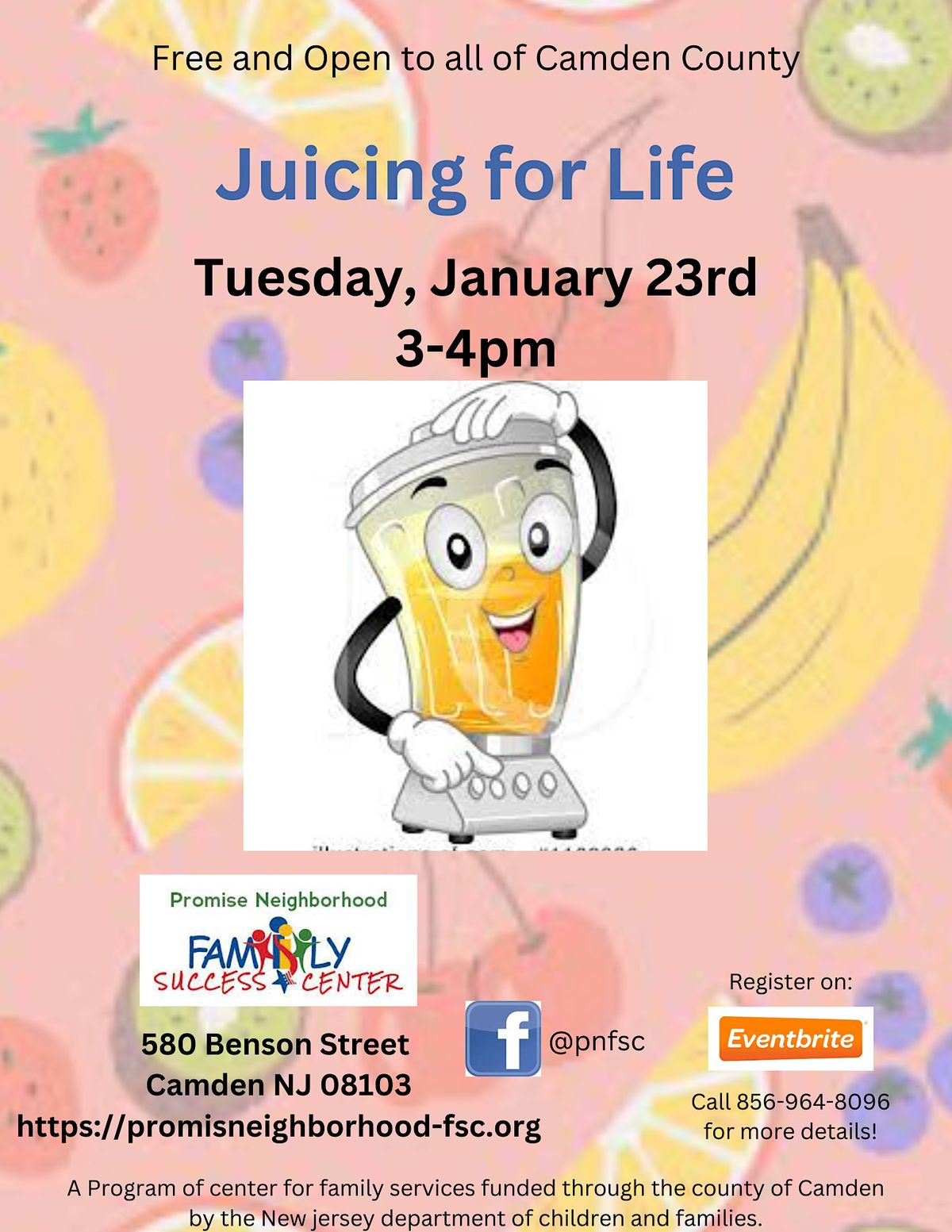 Juicing for Life, 580 Benson St, Camden, January 23 2024 AllEvents.in