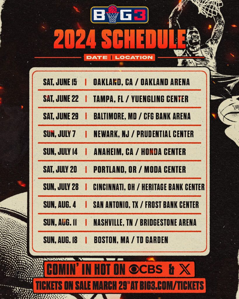 Big3 Basketball, 28 June | Event in Miami | AllEvents