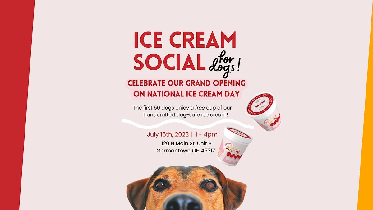 Ice Cream Social for Dogs! Free Dog Safe Ice Cream., Everybody's Doggy, Germantown, 16 July