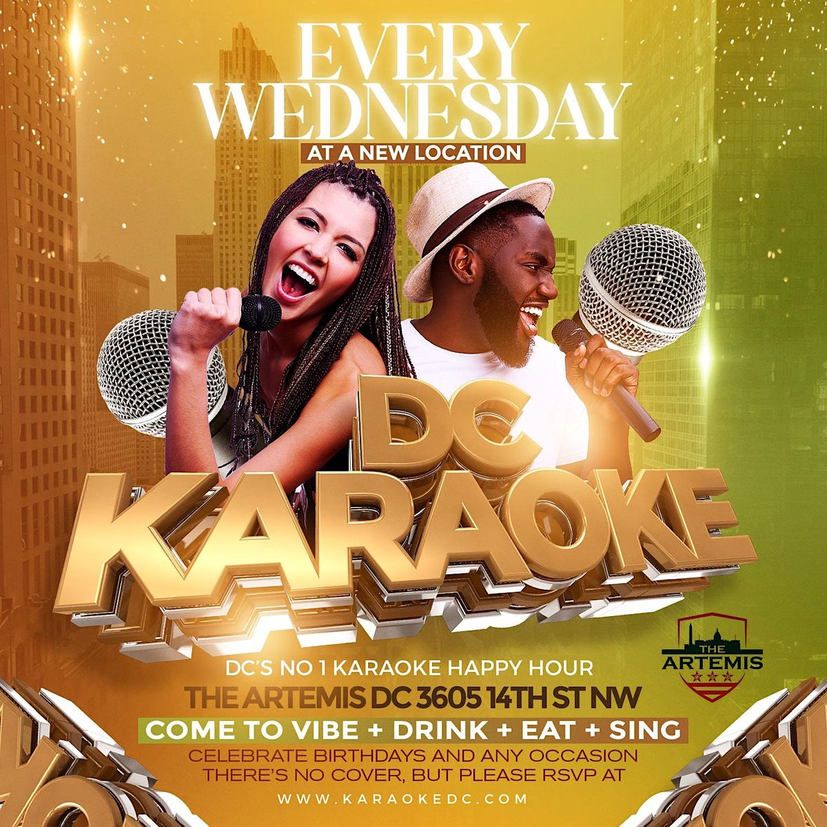 Karaoke DC, Artemis DC, Washington, September 13 2023 AllEvents.in
