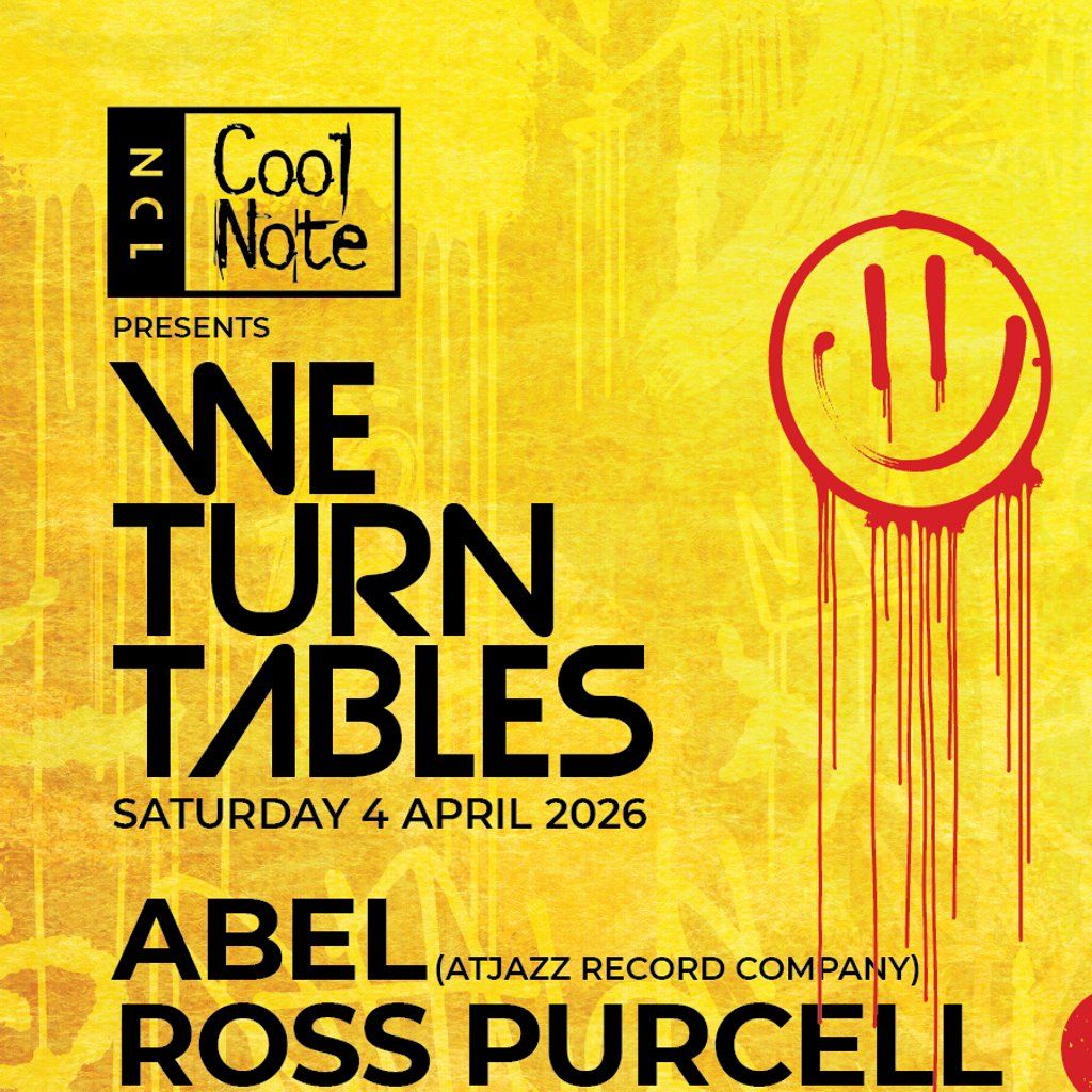 Cool Note Presents We Turn Tables, 4 April | Event in Newcastle Upon Tyne | AllEvents