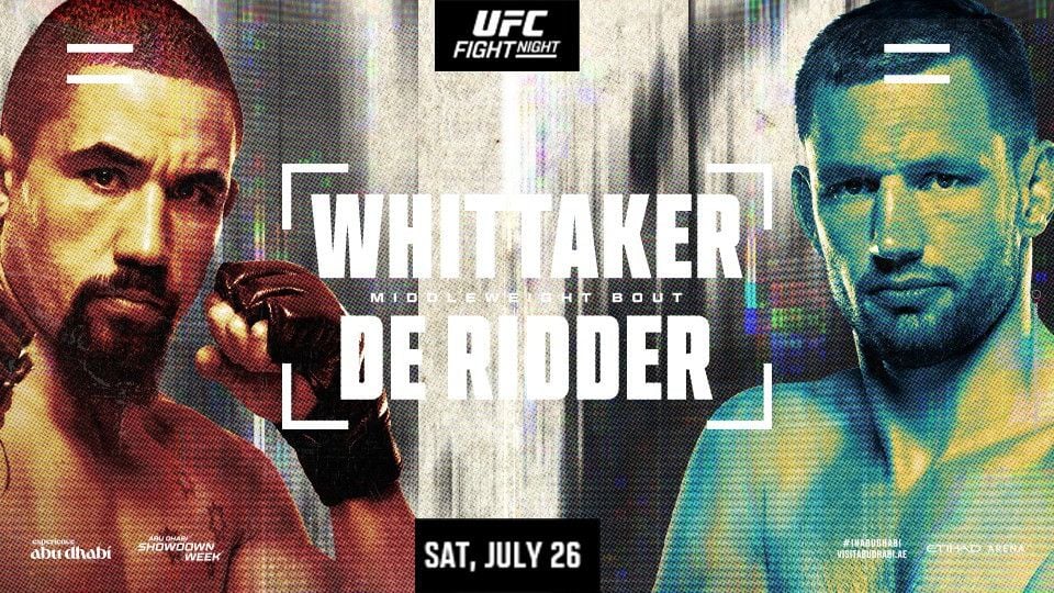 UFC Fight Night: Whittaker vs. de Ridder at Etihad Arena, 26 July | Event in Abu Dhabi | AllEvents