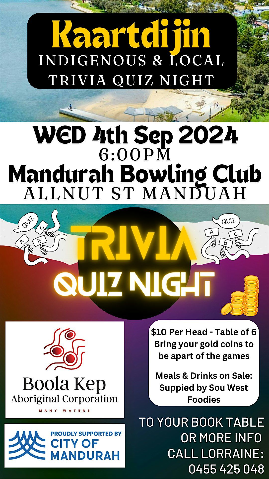 Kaartdijin Indigenous & Local Trivia Quiz Night, Mandurah Bowling ...