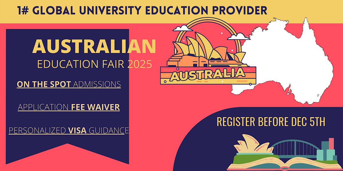 Australian Education Fair  2025, 24 December | Event in Milano | AllEvents