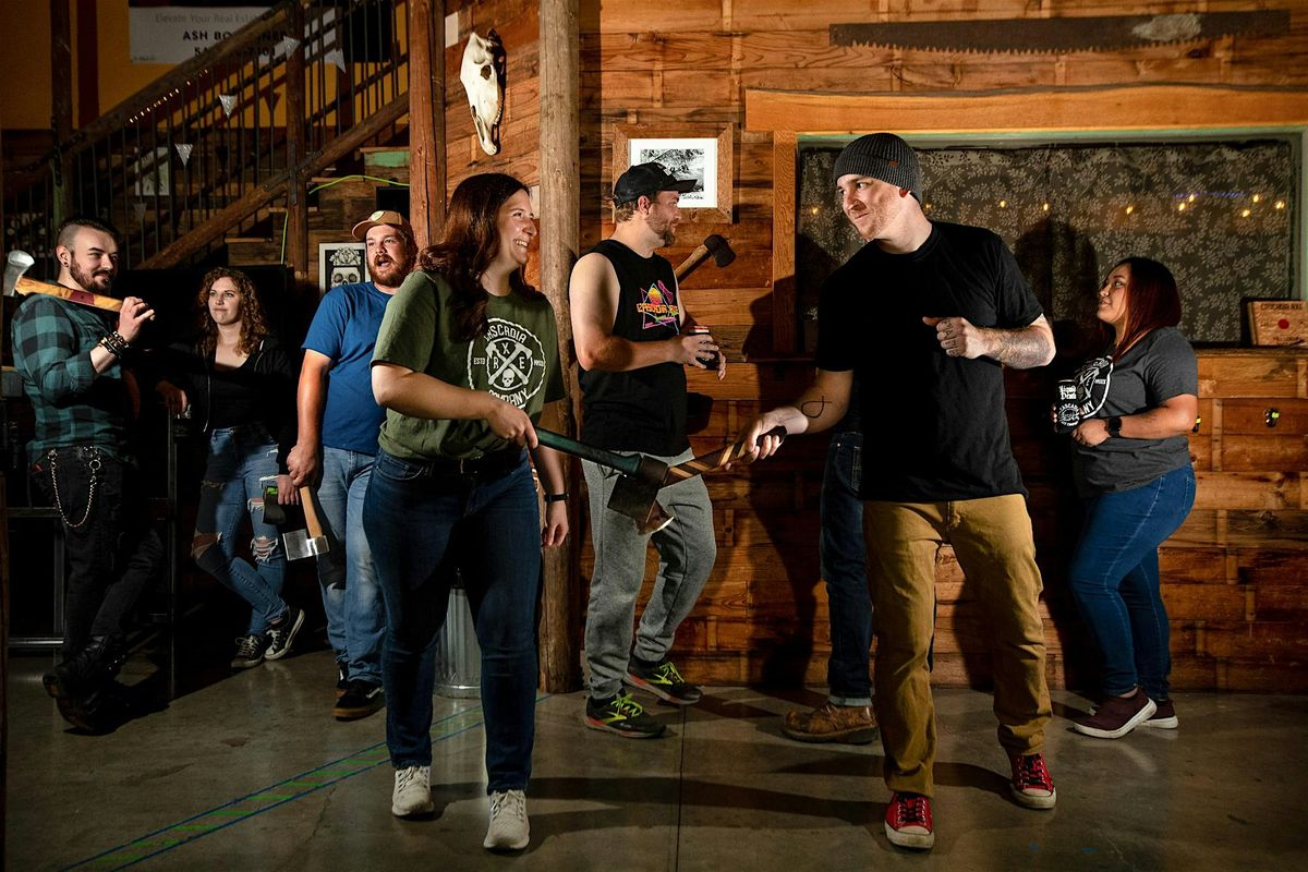 Throw And Tell Speed Dating Axe Throwing At Cascadia Axe Co throw-and-tell-speed-dating-axe-throwing-at-cascadia-axe-co