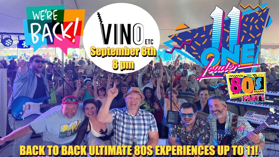 VINO ETC 80s STYLE!!!, Vino Etcetera, Oconomowoc, September 8 2023