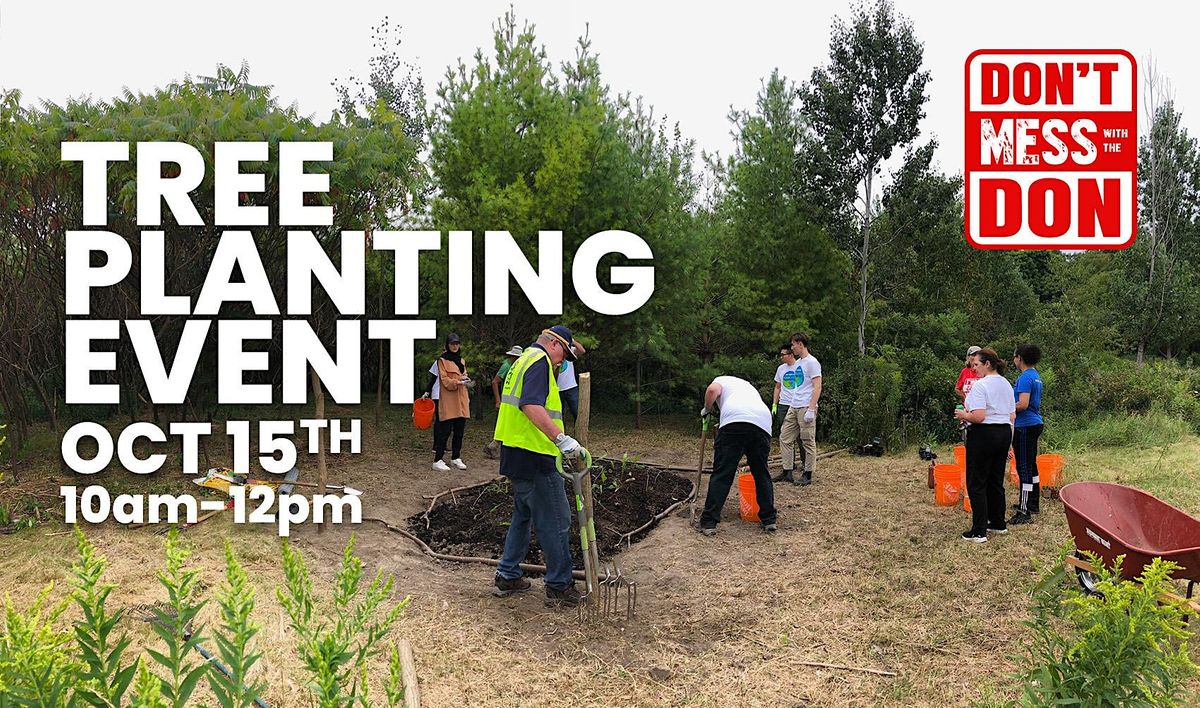 Tree Planting with Urban Forestry and DMWTD, Anewen Greenbelt, Toronto