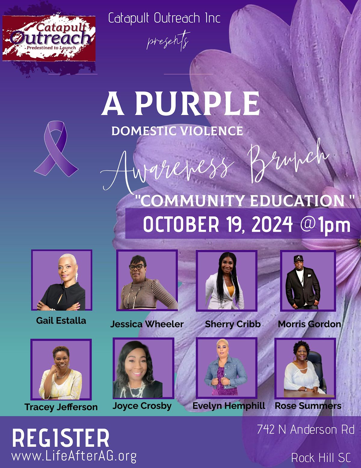 A Purple Domestic Violence Awareness Brunch, Catapult Outreach Inc ...