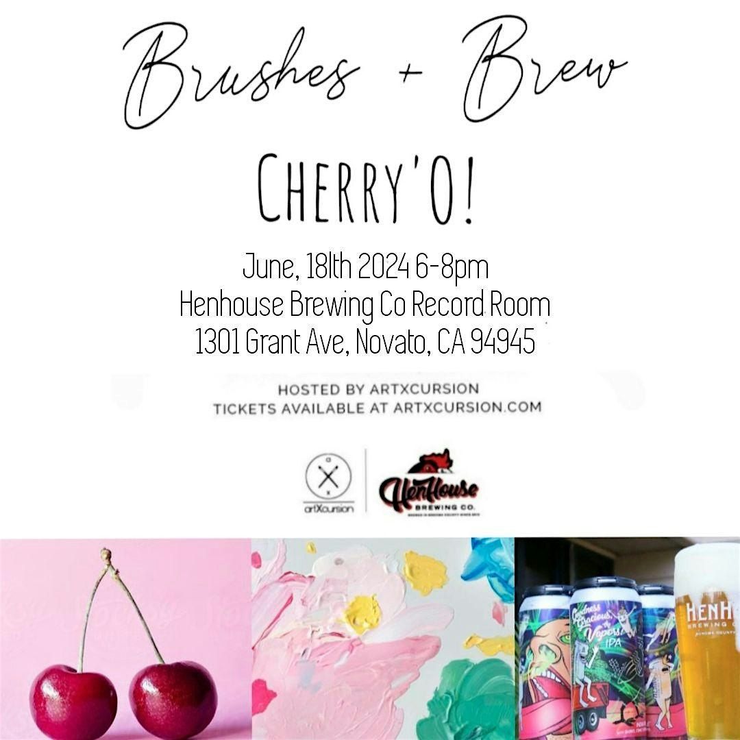 CherryO Paint Night!, HenHouse Brewing Company Record Room, Novato, 18