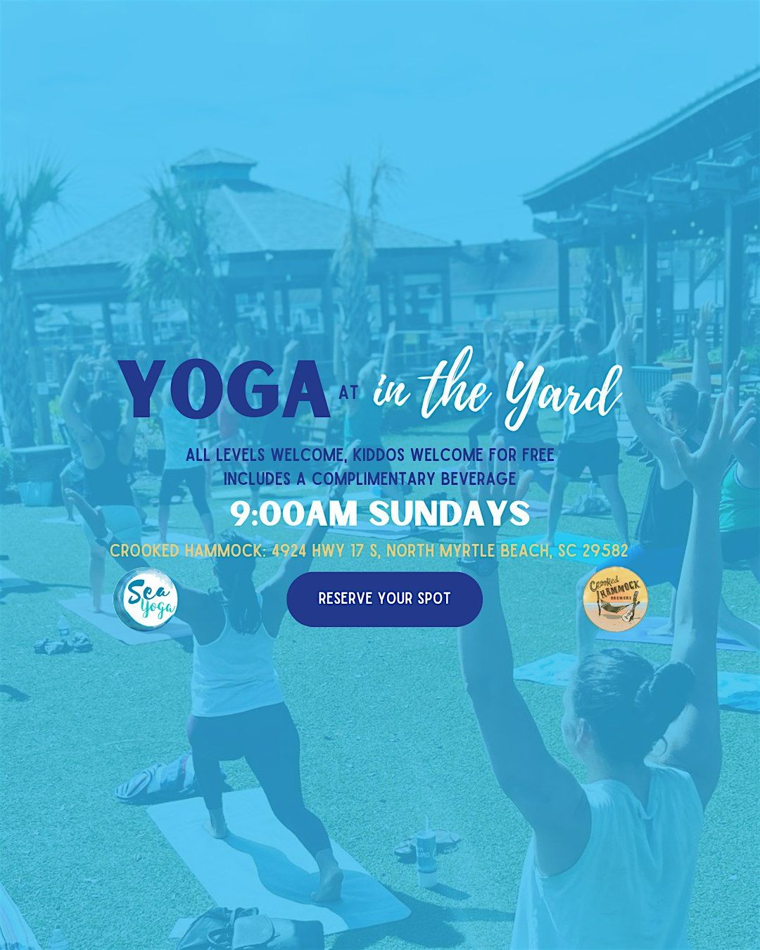 Yoga in the Yard | Sundays | 9:00am | Includes a Complimentary Drink | Event in North Myrtle Beach | AllEvents