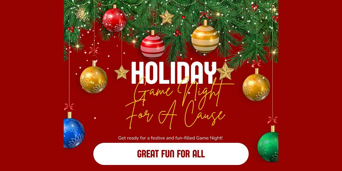 Game Night for a Cause!, 10 December | Event in Apex | AllEvents