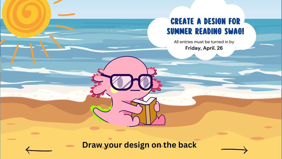 Summer Swag Design Contest, Lake Geneva Public Library, 1 April 2024
