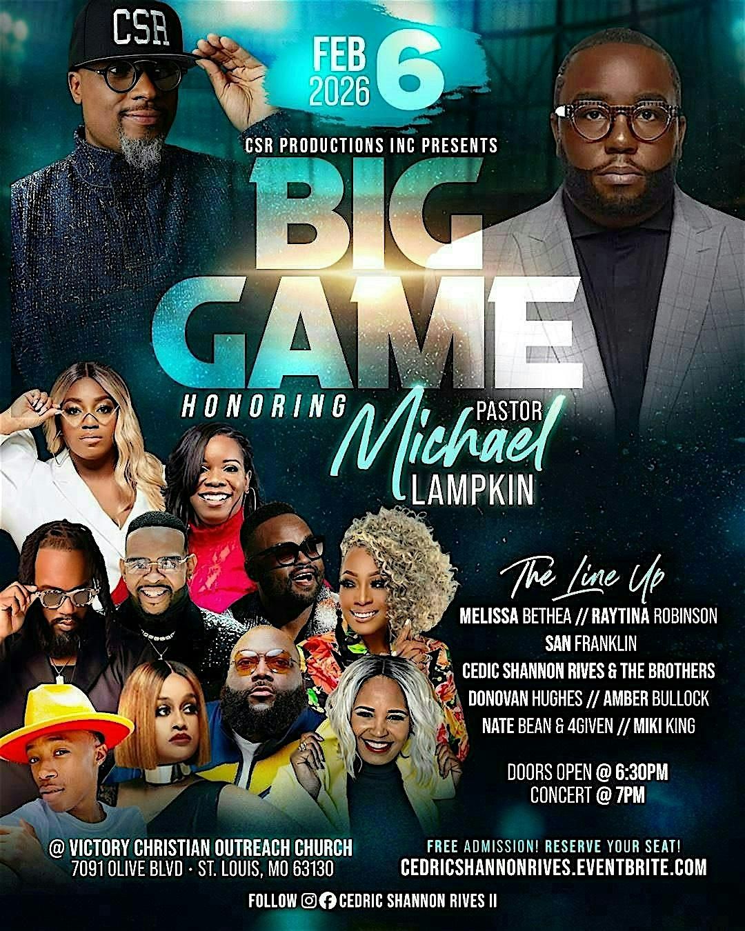 The Big Game Gospel Fest 2026, 6 February | Event in St. Louis | AllEvents