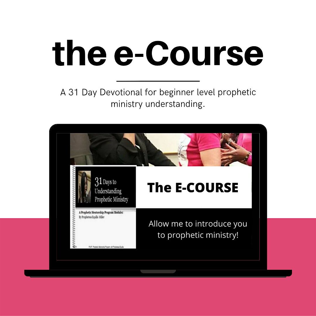 31 Days to Understanding Prophetic Ministry E-Course (September 2022 31 Days to Understanding Prophetic Ministry E-Course (September 2022