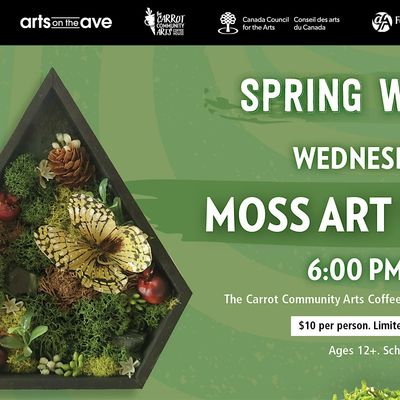 Moss Art Workshop with Elizabeth Carr, The Carrot Community Arts