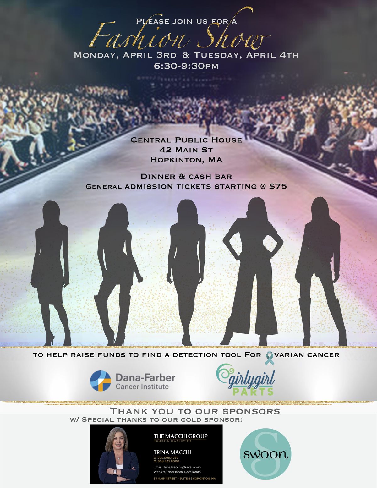 Swoon Spring Fashion Show, Central Public House, Hopkinton, 4 April