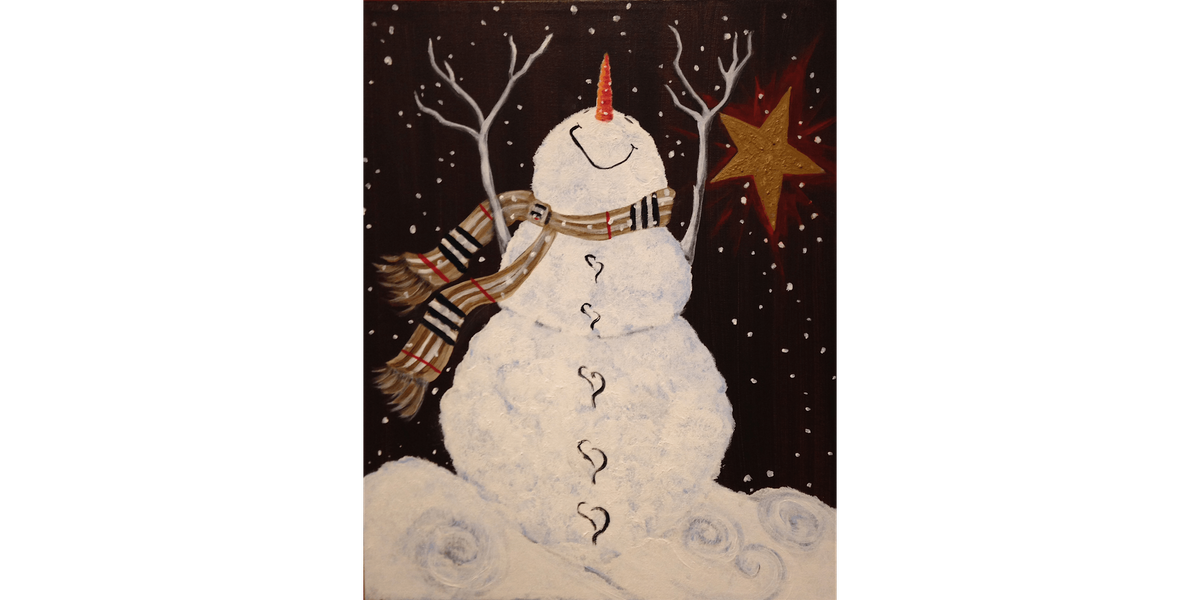 Snowman's Bliss - Paint and Sip in Boston | Classpop!™, 11 January | Event in Lexington | AllEvents