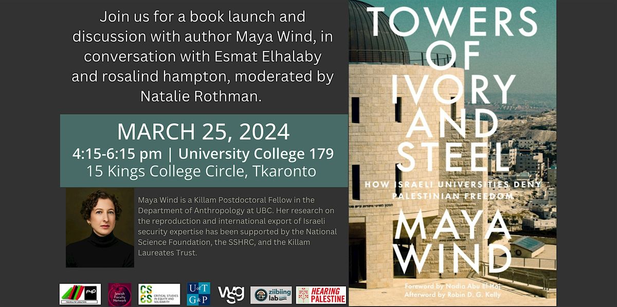 Towers of Ivory and Steel: A Book Launch & Discussion, University