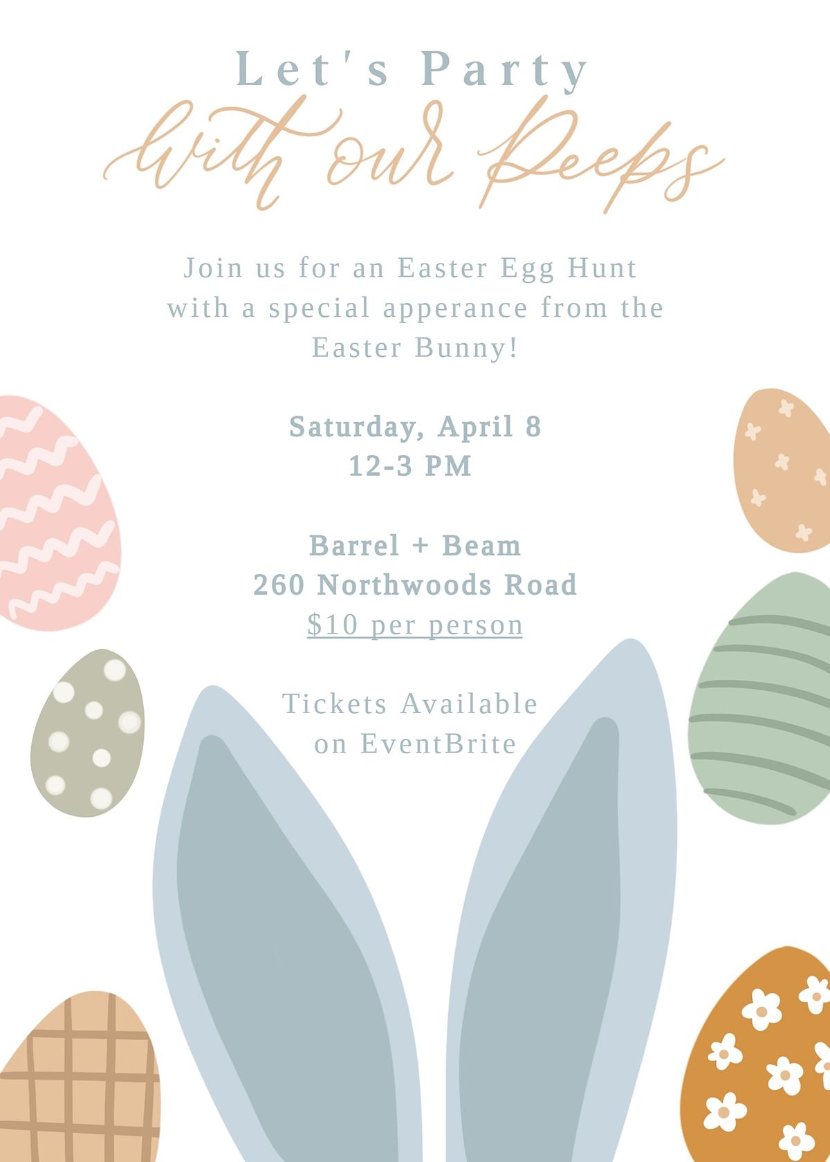 Party With Your PEEPS An Easter Event, Barrel + Beam, Marquette
