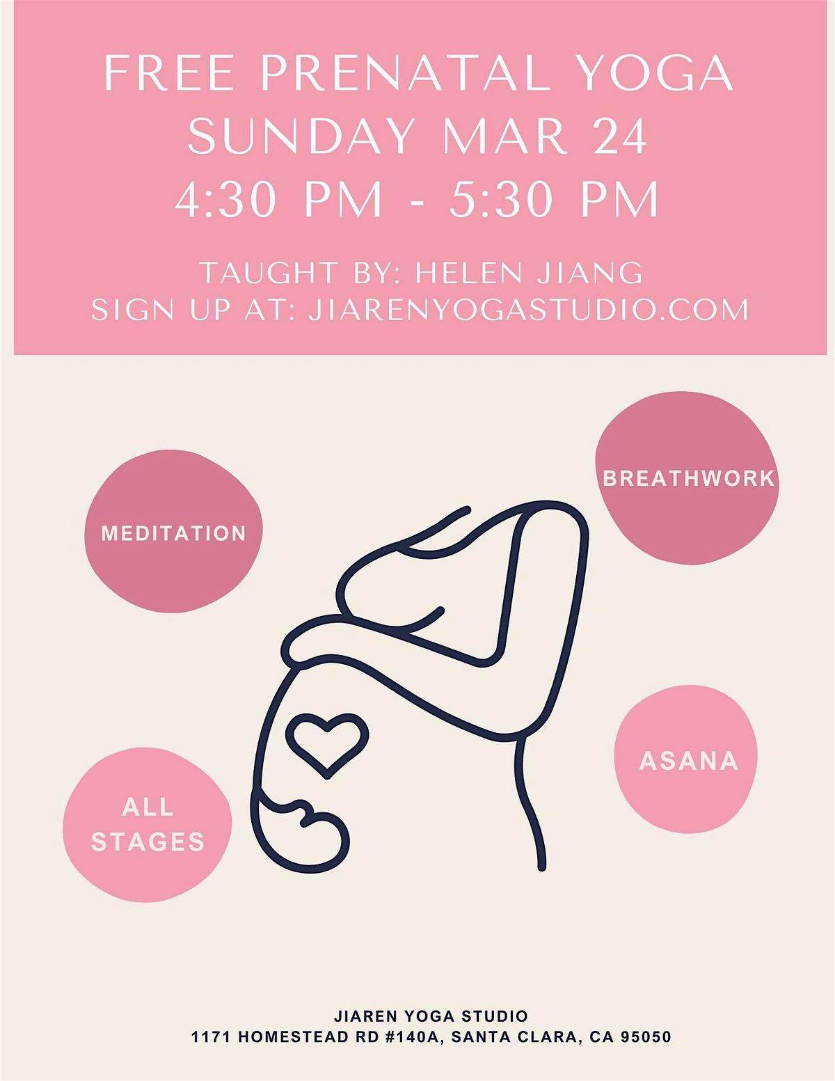Slow Flow Yoga with Helen - Prenatal Friendly | Event in Santa Clara | AllEvents