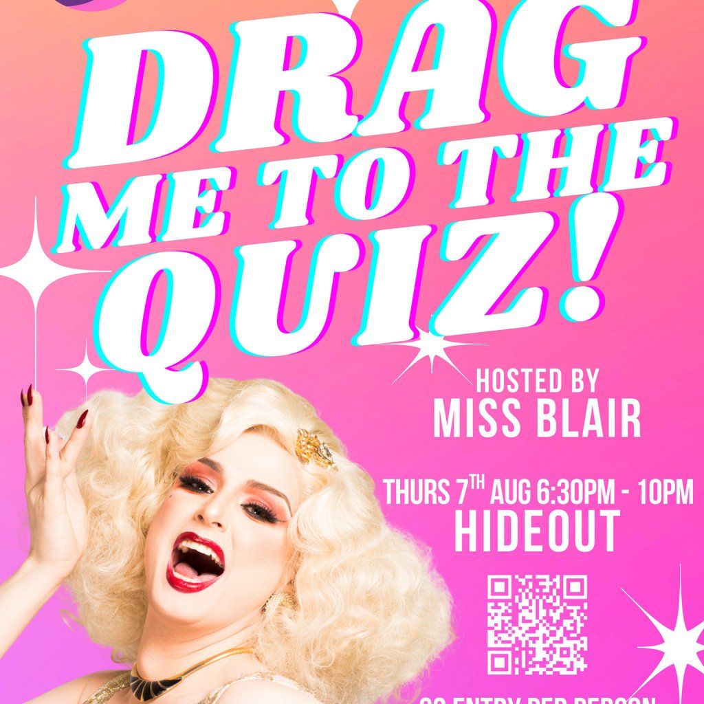 Prestwich Pride Presents: DRAG ME TO THE QUIZ!, 7 August | Event in Manchester | AllEvents