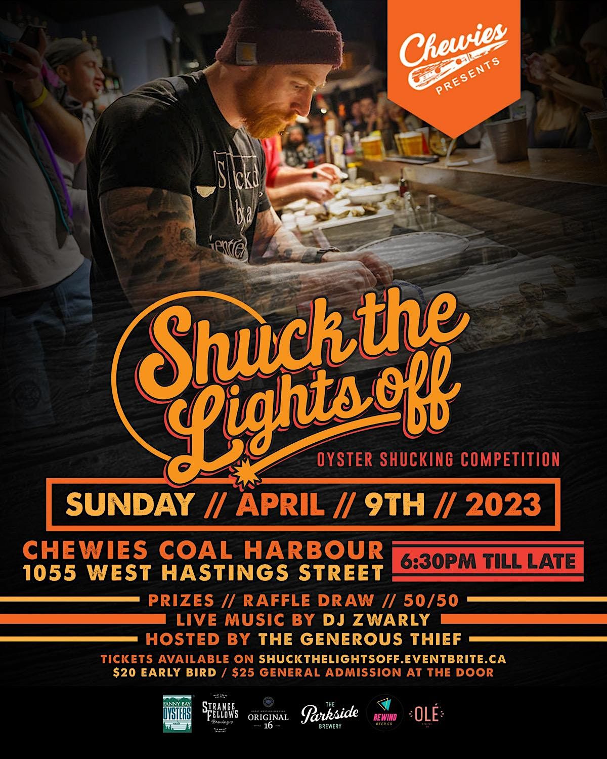 Shuck The Lights Off Oyster Shucking Competition, 1055 W Hastings St