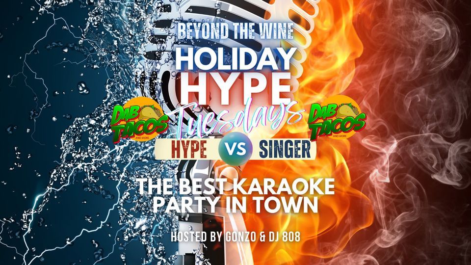 HOLIDAY HYPE KARAOKE, Beyond The Wine, Fresno, January 2 2024