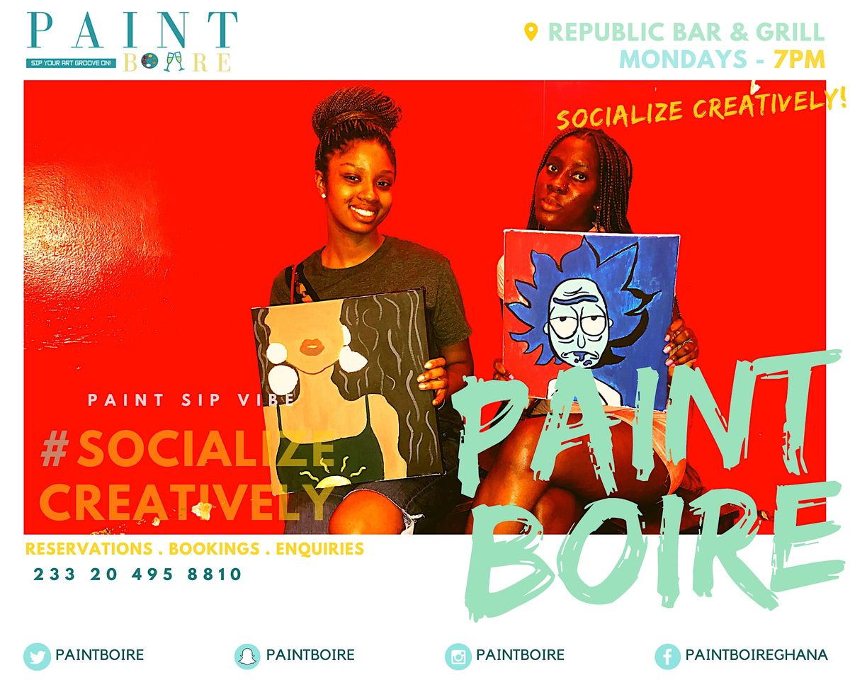 PAINT . SIP . VIBE | Event in Accra | AllEvents
