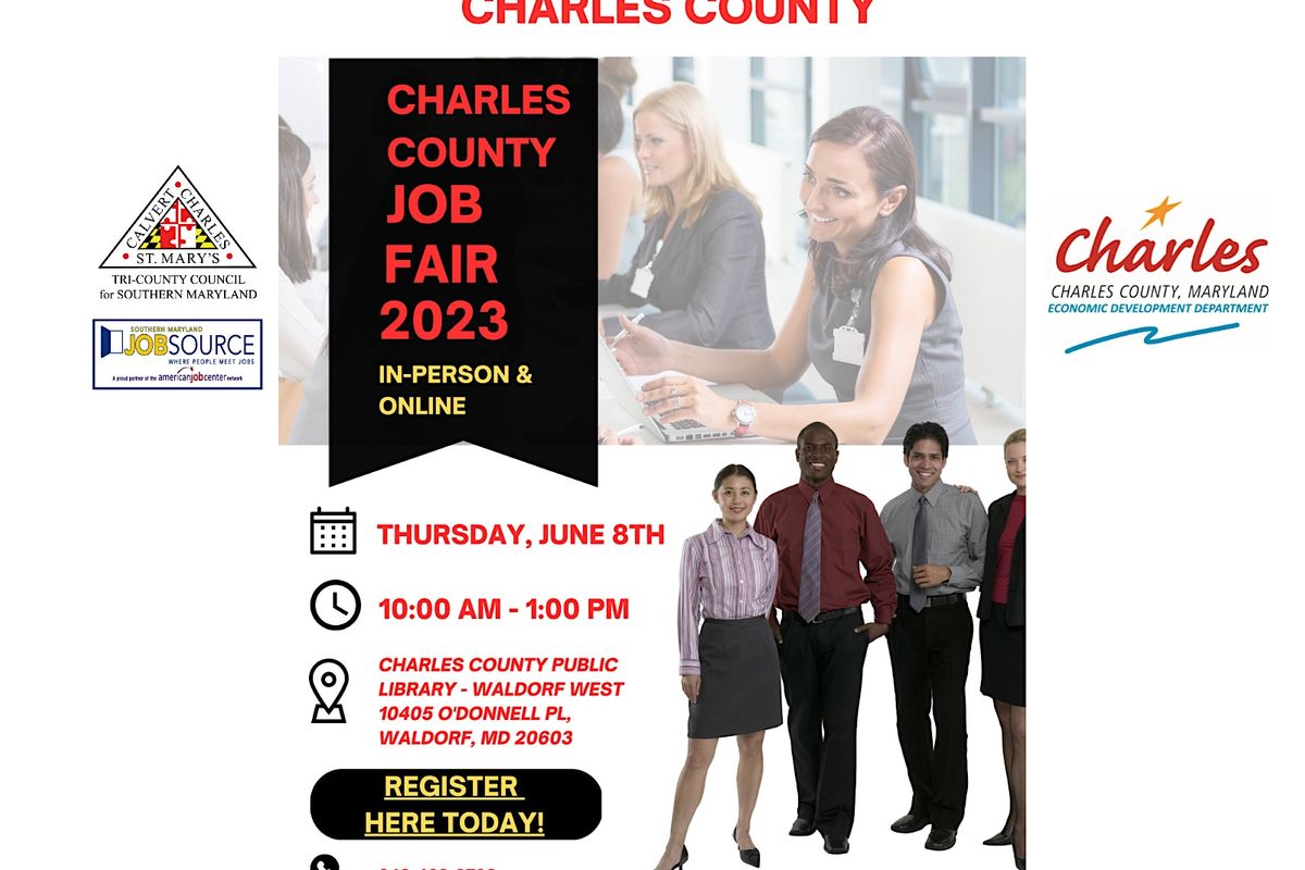 Charles County Job Fair Business Registration, Charles County Public