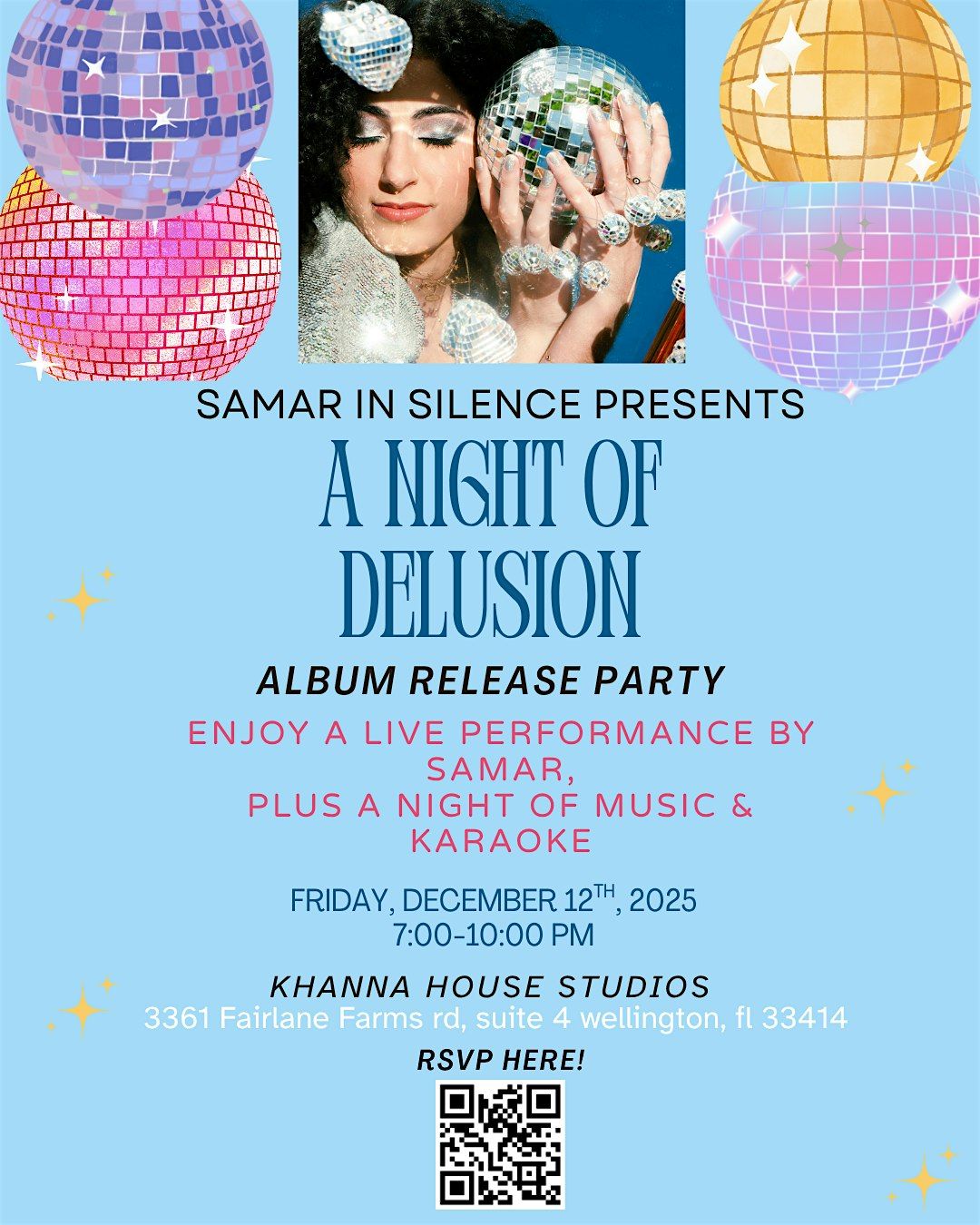 ✨ Samar in Silence Presents: A Night of Delusion – Album Release Party ✨, 12 December | Event in Wellington