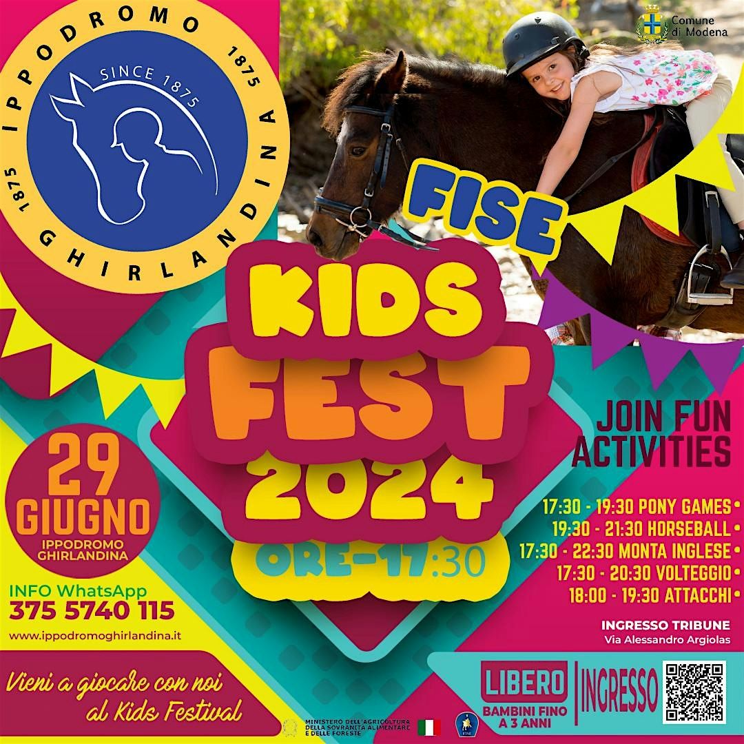 kids-fest-2024-ippodromo-ghirlandina-modena-29-june-2024-allevents