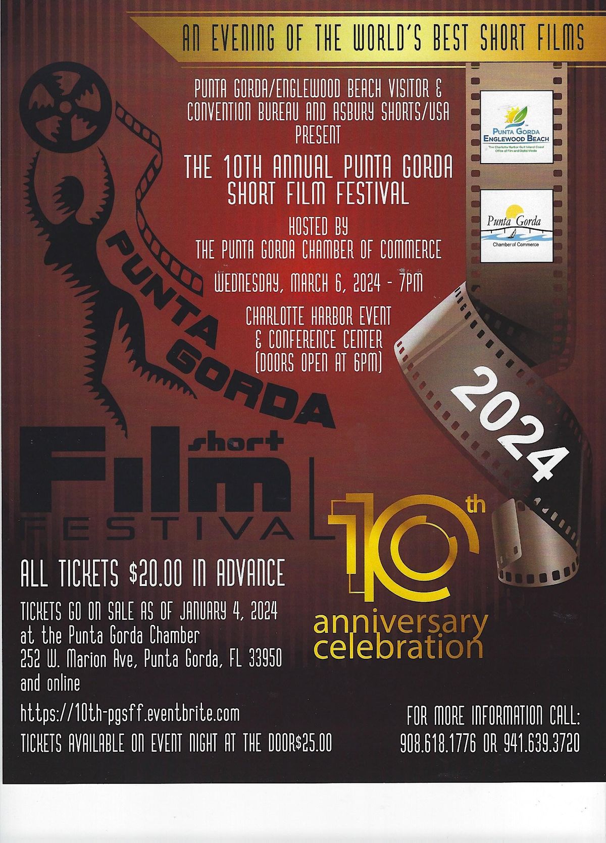 The 10th Annual Punta Gorda Short Film Festival, Charlotte Harbor Event