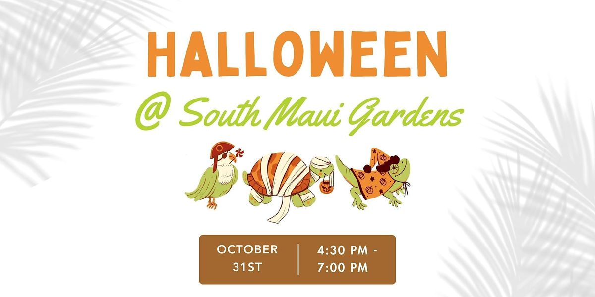 Hallowen Pet Parade & Costume Contest, South Maui Gardens, Kihei