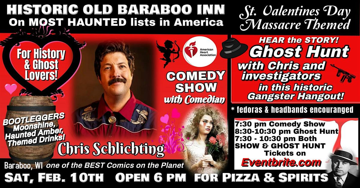 St Valentines COMEDY SHOW Historic GHOST HUNT In Old Baraboo Inn Old st-valentines-comedy-show-historic-ghost-hunt-in-old-baraboo-inn-old