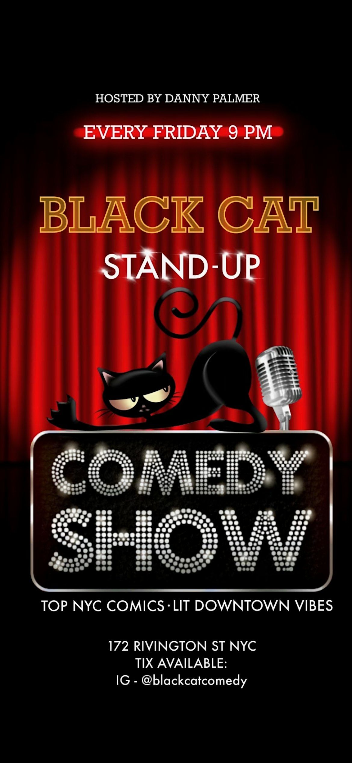 Black Cat Friday Primetime Stand-Up Comedy Show | Event in New York | AllEvents