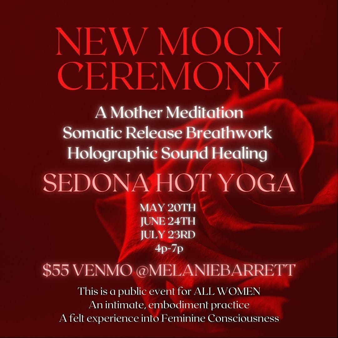 New Moon Sisters Circle & Somatic Release Breathwork, Sedona Hot Yoga, June  24 2023 | AllEvents.in