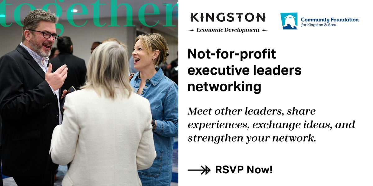 No-for-profit Executive Leaders Networking, 3 December | Event in Kingston | AllEvents