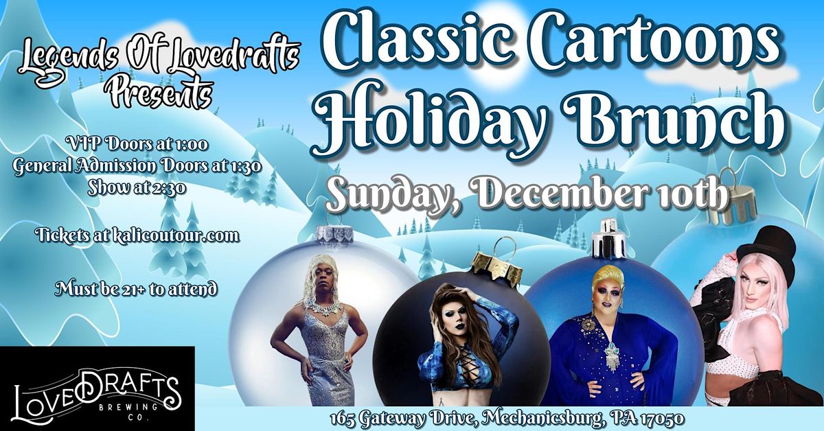 Classic Cartoon Drag Brunch, Lovedraft's Brewing Co, Mechanicsburg