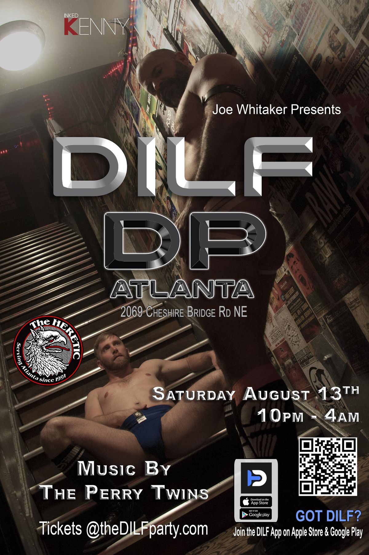 DILF Atlanta "DP" by Joe Whitaker Presents, The Heretic Atlanta, August