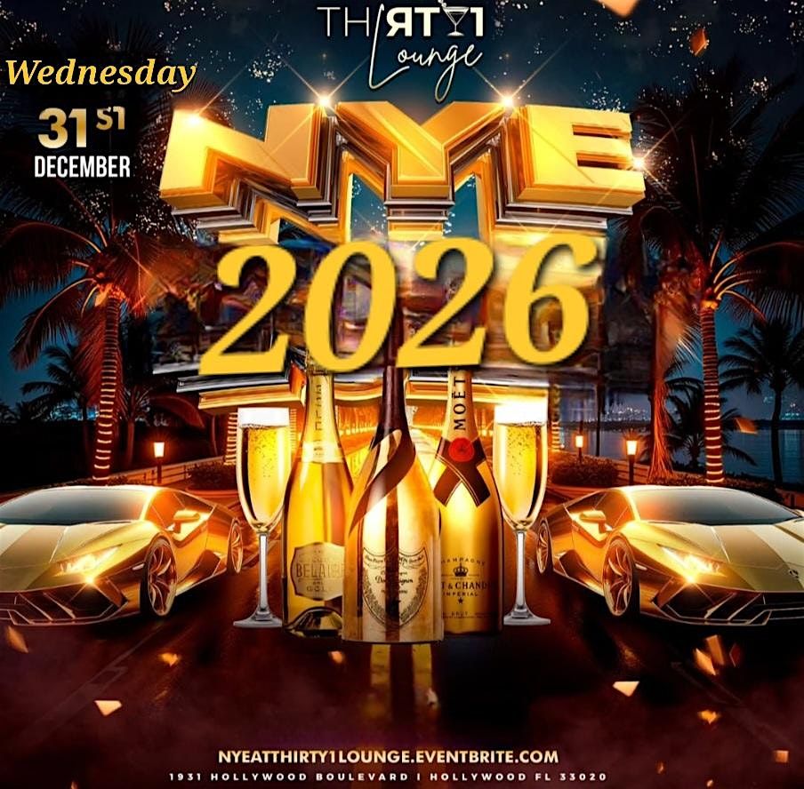 NYE 2026, 31 December | Event in Hollywood | AllEvents