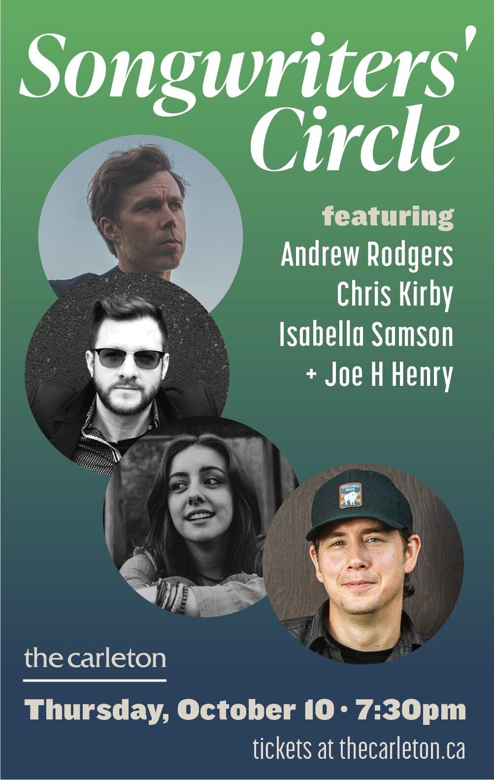 Songwriters Circle at Casino Nova Scotia, 28 June | Event in Halifax | AllEvents