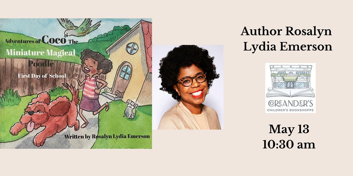 Rosalyn Lydia Emerson book reading & signing, Coreander's Children's