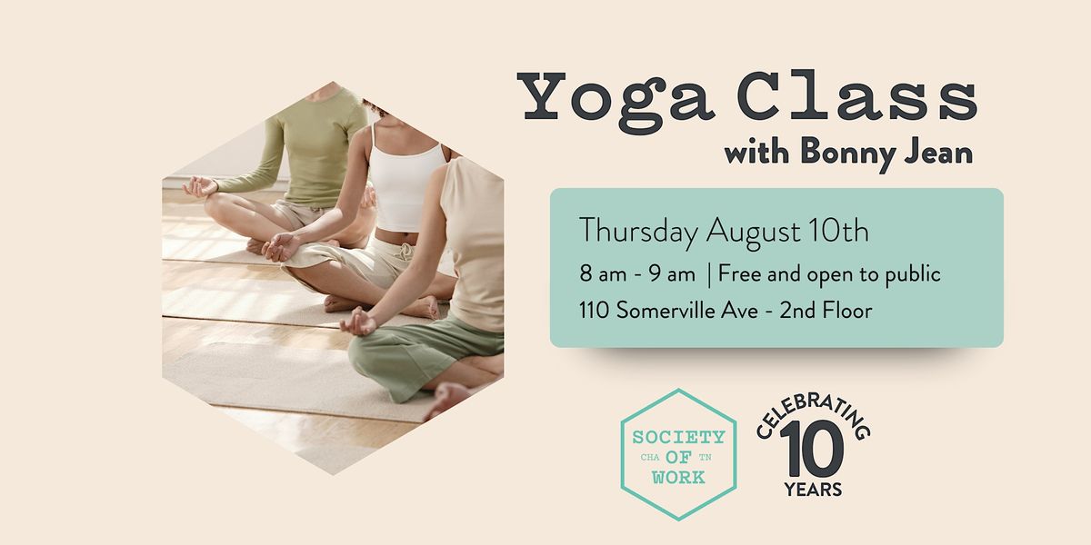 Yoga Class, Society of Work, Chattanooga, August 10 2023 AllEvents.in